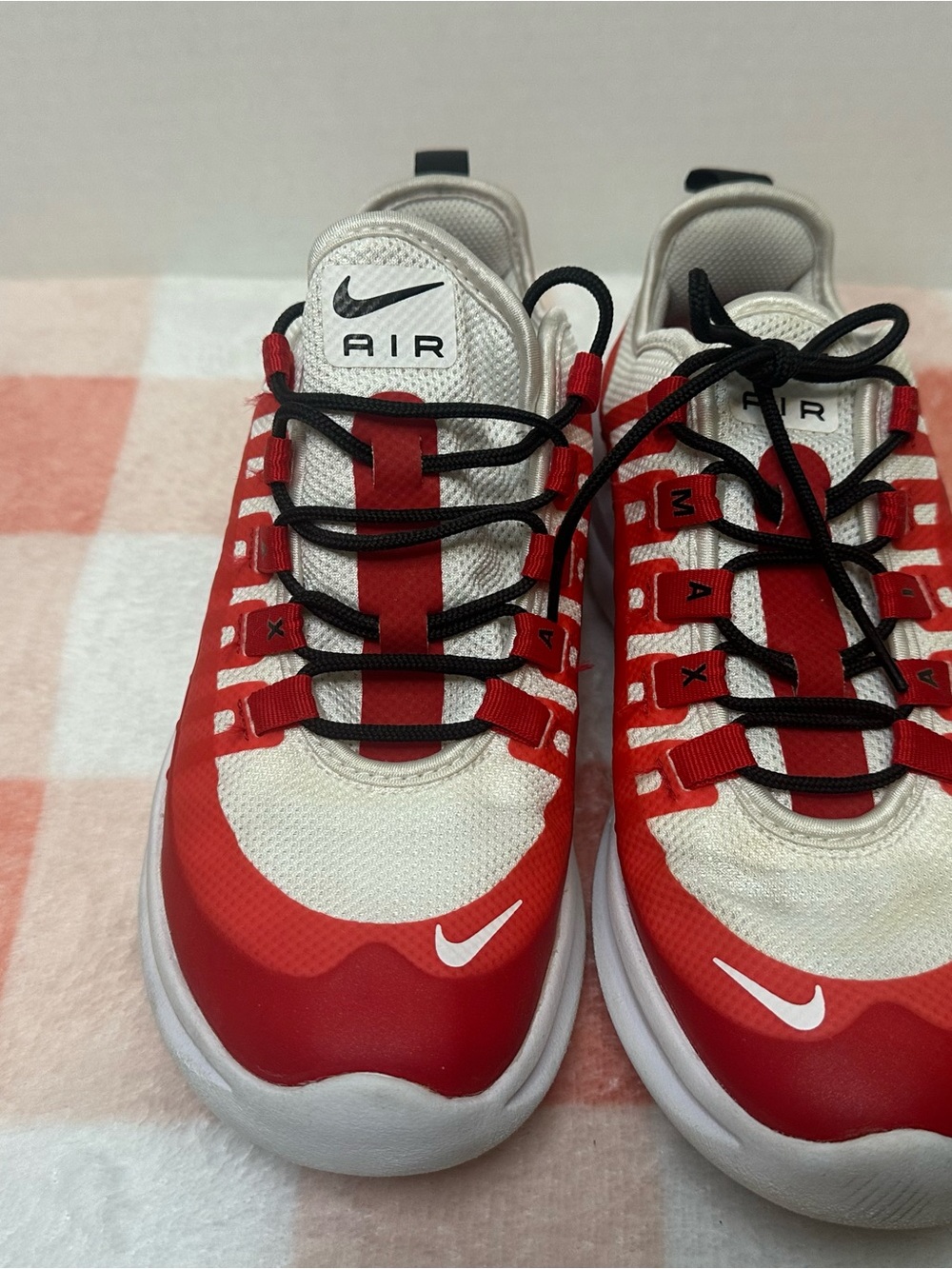 Nike Youth size 6 Running Shoes in Red, White & Black
